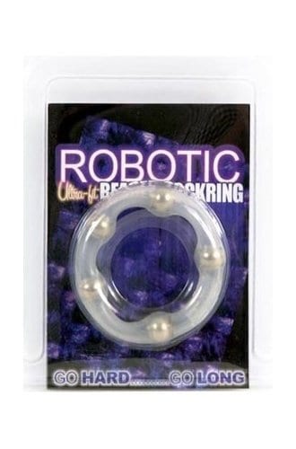 Pierścień erekcyjny z kulkami Robotic w pudełku
